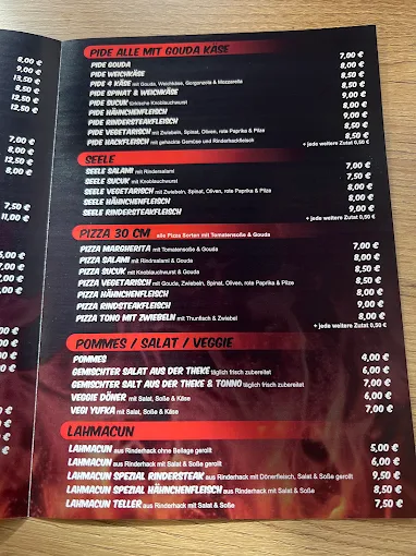 Firat Döner menu 3